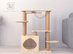 正確清潔貓爬架的方法，使用納米海綿