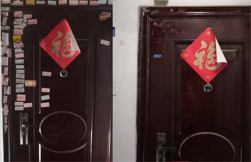 防盜門上的廣告貼紙?jiān)趺纯焖偃コ?？防盜安全門保養(yǎng)妙招